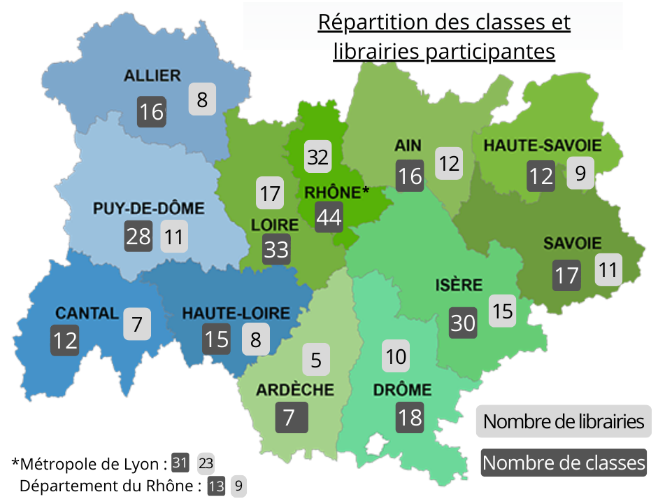 Classes par département