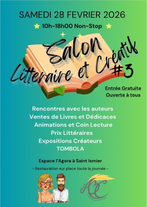 Affiche Salon littéraire et créatif Isérois 2026