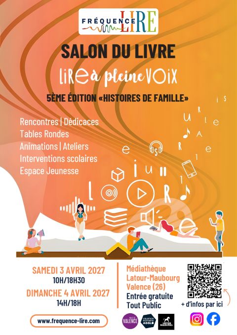 Affiche 5e salon du livre Lire à pleine voix