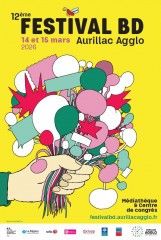 Affiche du festival BD d'Aurillac