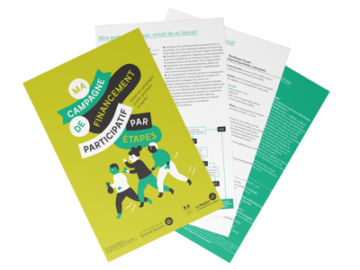 Superposition de pages issues du document "Ma campagne de financement participatif par étapes 2018"