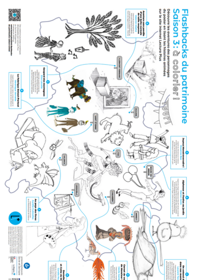 Aperçu du fichier "Jouons avec le patrimoine écrit ! Poster à colorier pour les enfants 2020"