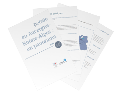 Superposition de pages issues du document "Poésie en Auvergne-Rhône-Alpes 2017"