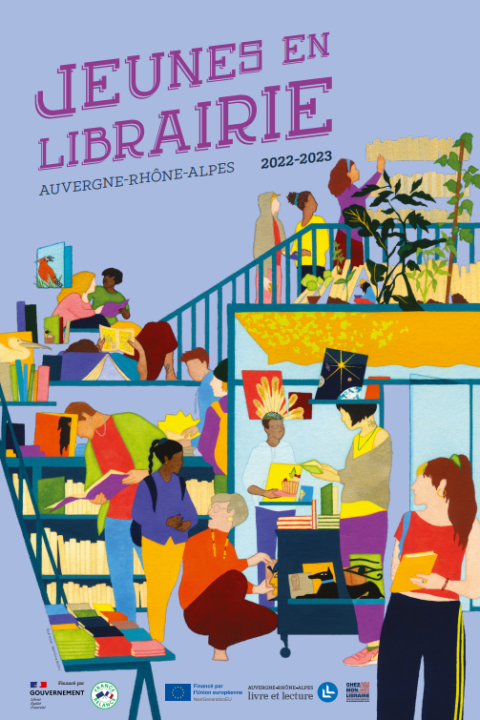 Affiche Jeune en librairies 2022-2023